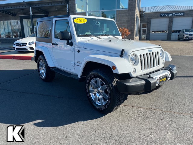 Pre Owned 2018 Jeep Wrangler Jk Sahara Four Wheel Drive Suv